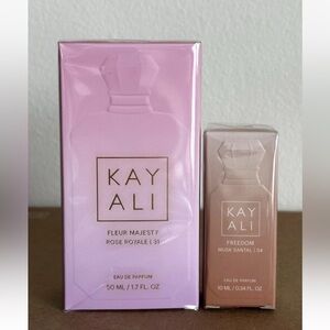 Kayali Fleur Majesty Rose Royale 31 & Kayali Freedom Musk Santal 34 NEW Bundle